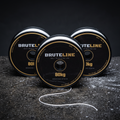 BruteLine 80 50m stringline 3-pack, three reels of white Nylon 66 line